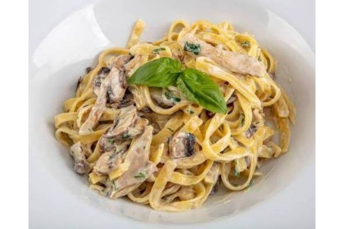 Mushroom Fettuccine Alfredo