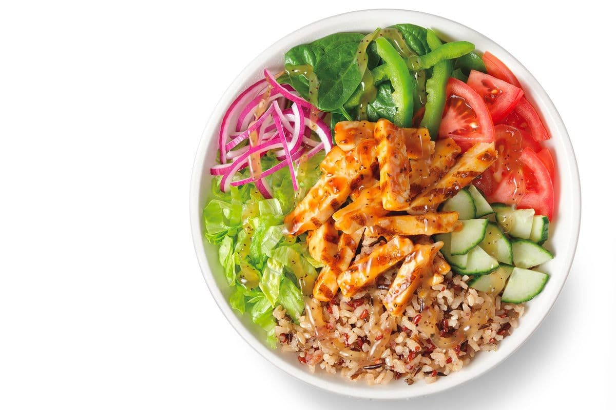 Sweet Onion Chicken Teriyaki (Rice Bowl)