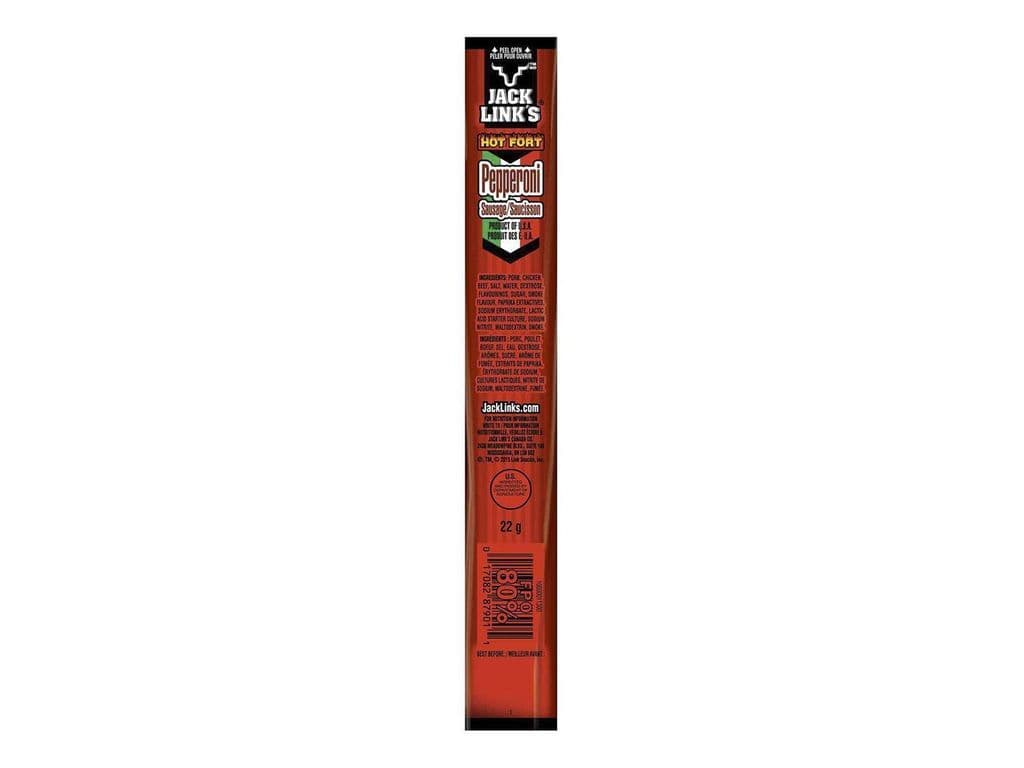 Jack Links Pepperoni Sticks Hot Meat Snack