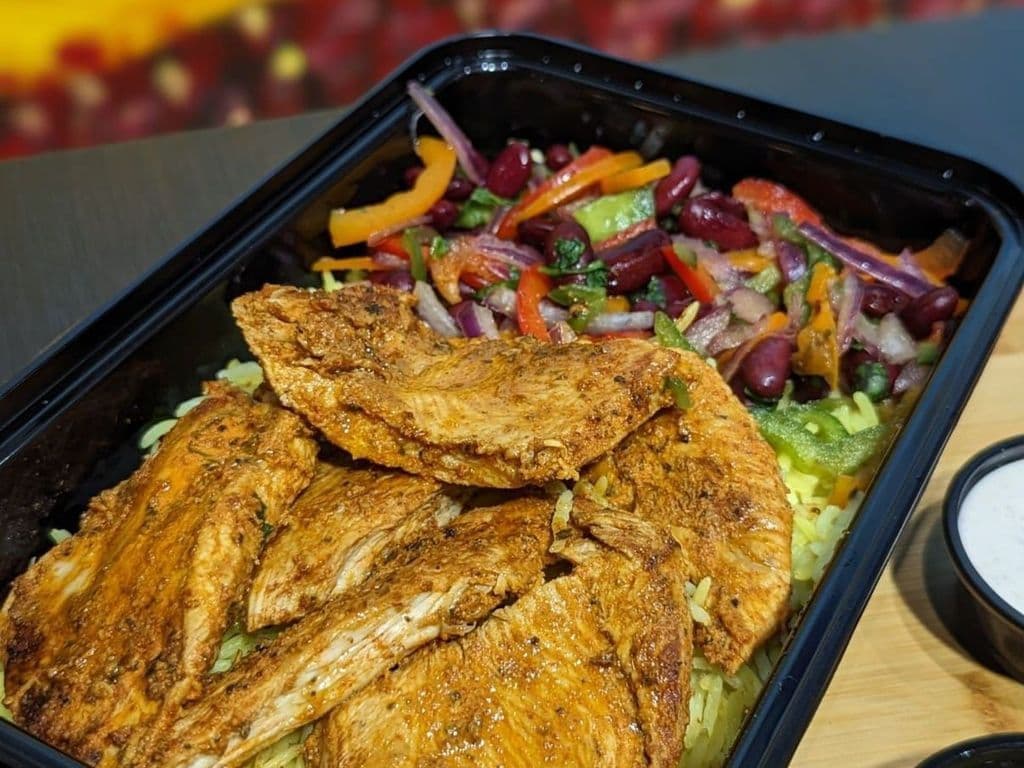 Grilled Chicken Rice box