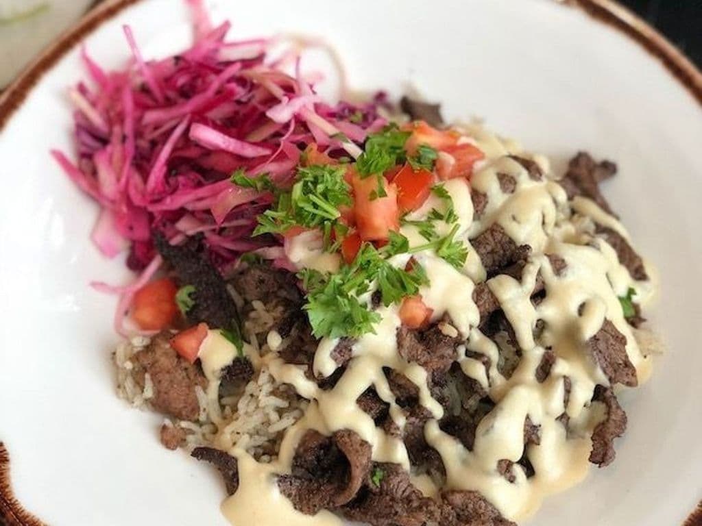 Beef Shawarma on Rice