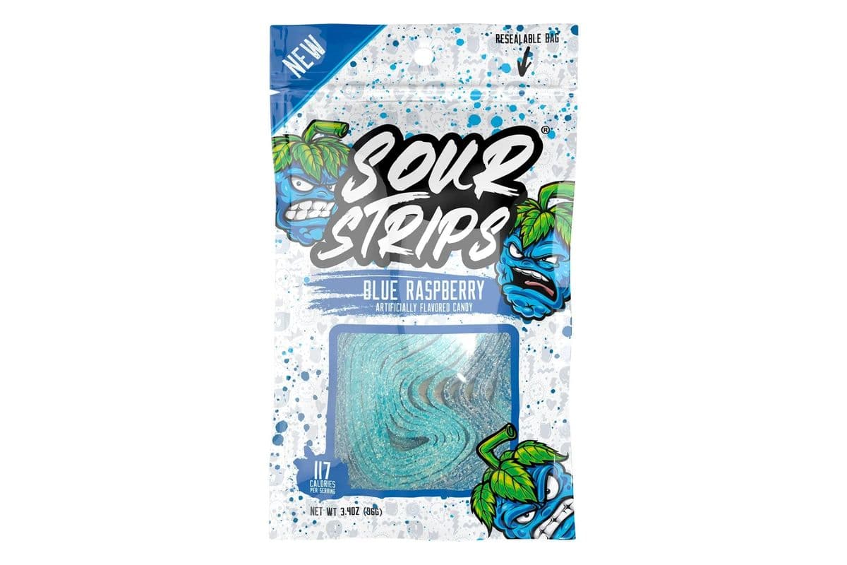 Sour Strips Blue Raspberry (96 g)