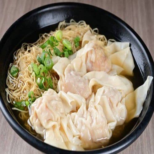 Shrimp Wonton Noodles in Soup / 鮮蝦雲吞湯面