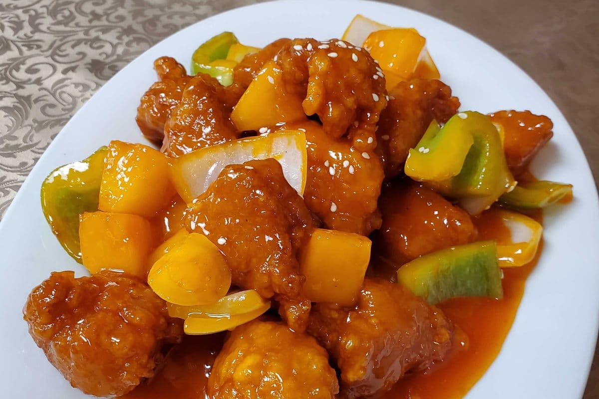 Sweet-and-Sour Chicken with Pineapple
