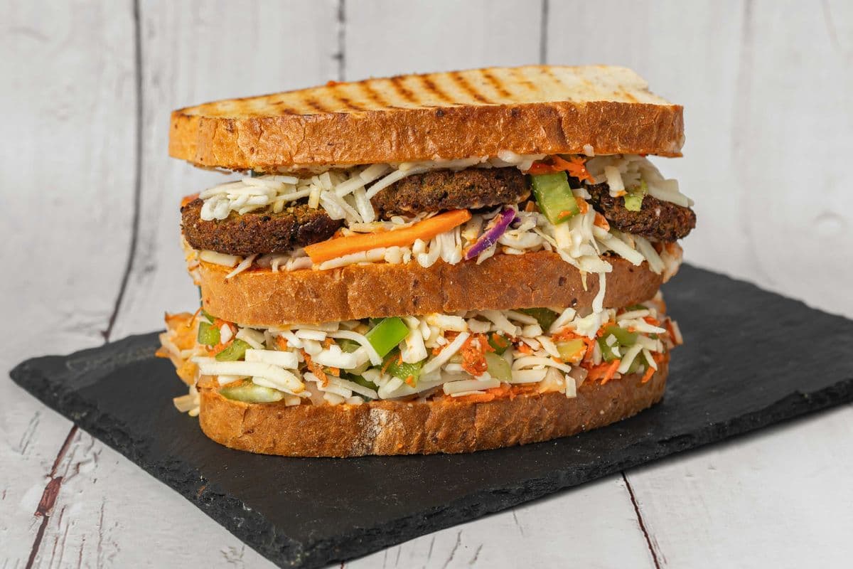 Kebab Veggie Sandwich