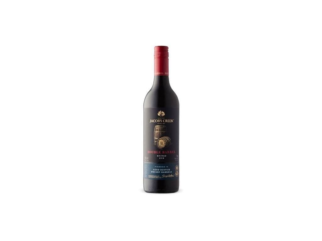 Jacob's Creek Double Barrel Shiraz, 750 ml bottle red wine (14.5% ABV)