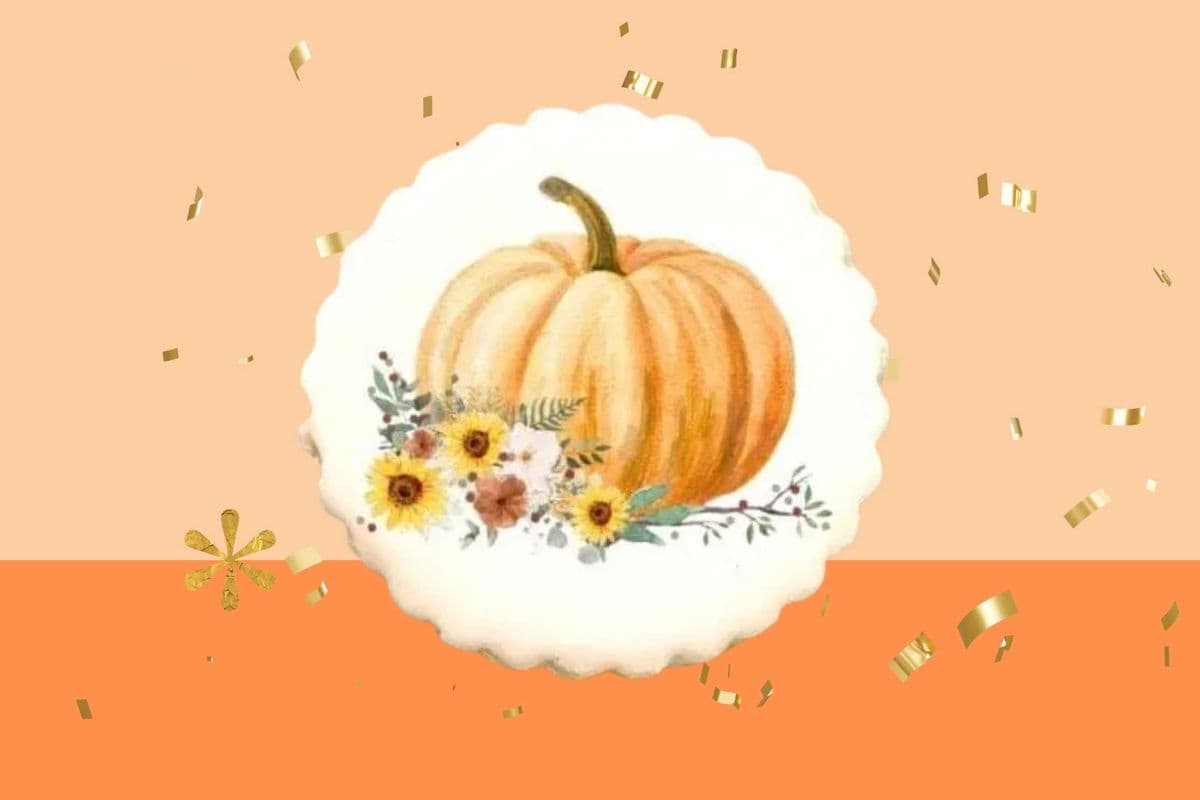 Pumpkin Patch Cookie (1pc)
