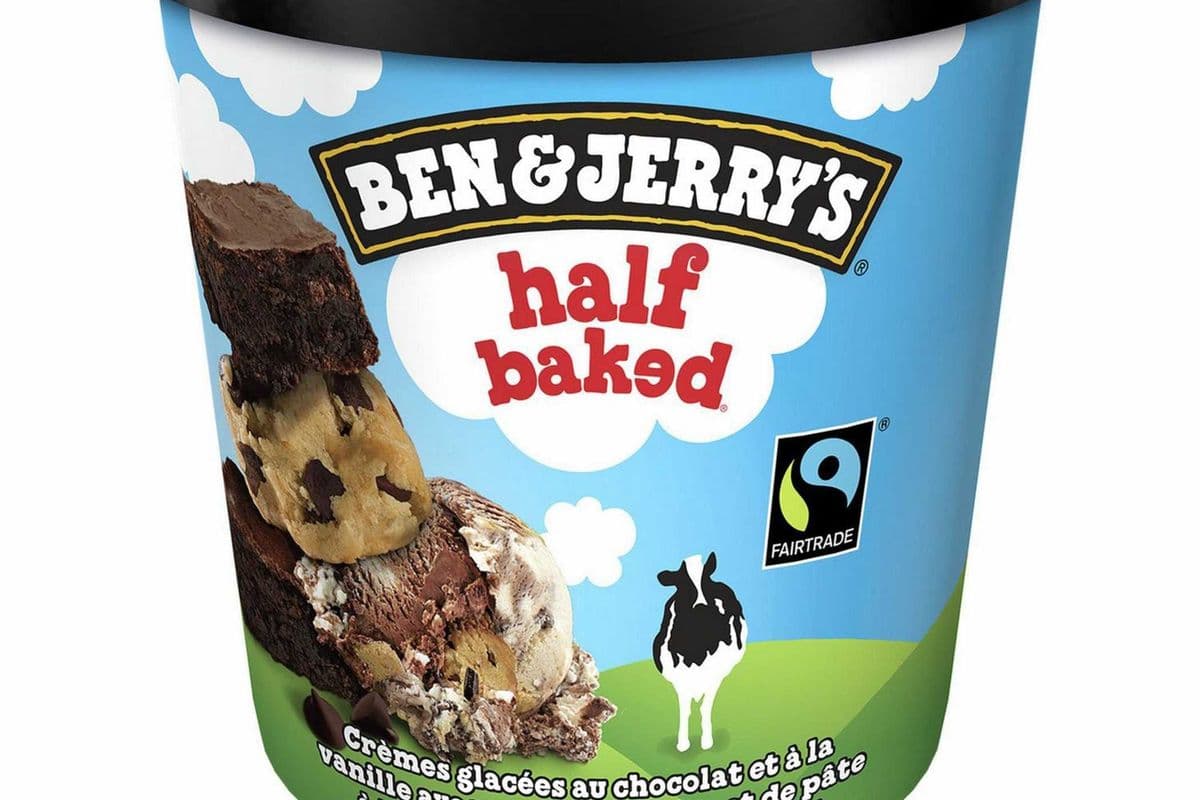 Ben and Jerry's Half Baked Ice Cream (500 ml)