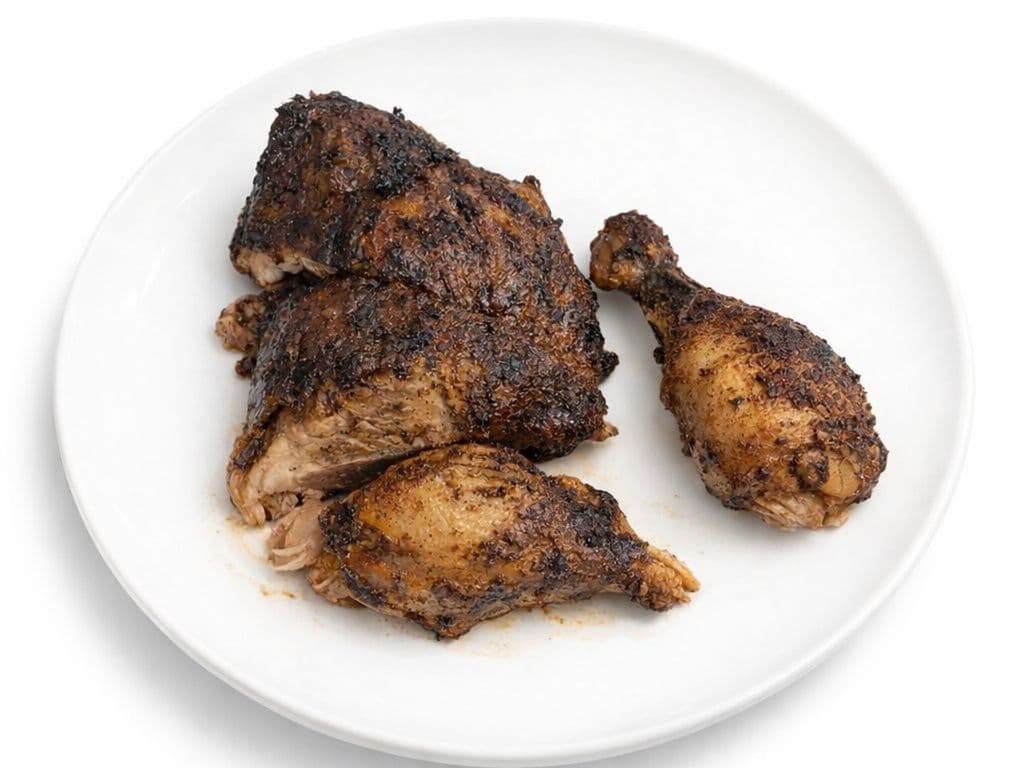 Portion jerk Chicken Leg