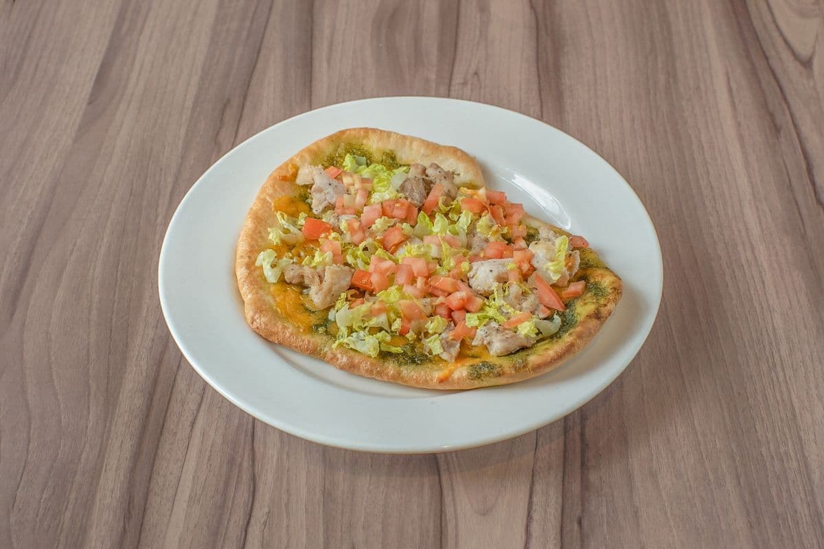 Pesto Chicken Flatbread