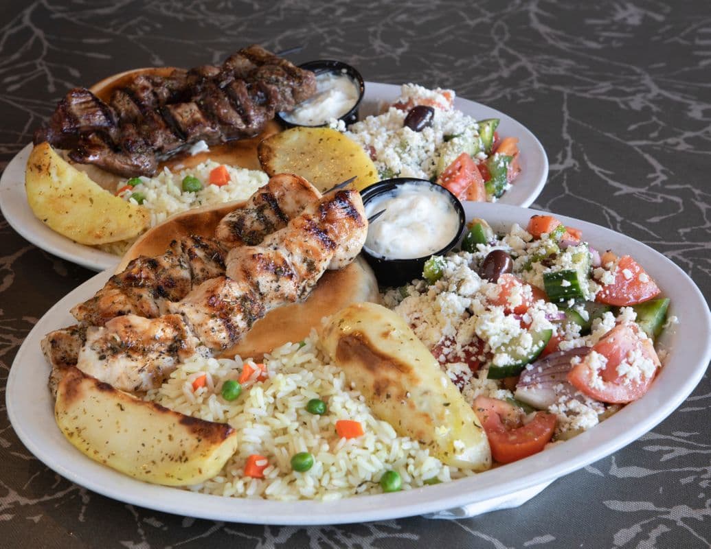 2 Souvlaki Dinners