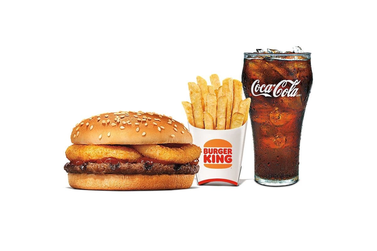 BK Roadhouse Burger Meal (820-1120 Cals)