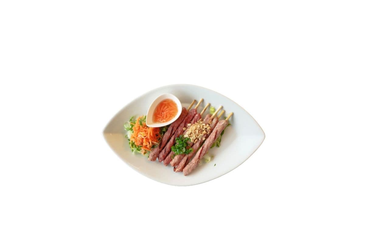 7. BBQ Minced Pork (7 sticks)Nem Nuong Lui