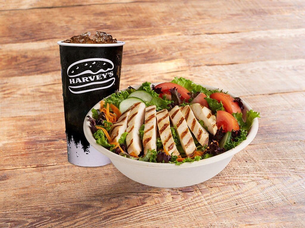Grilled Chicken Salad with 20oz Soft Drink