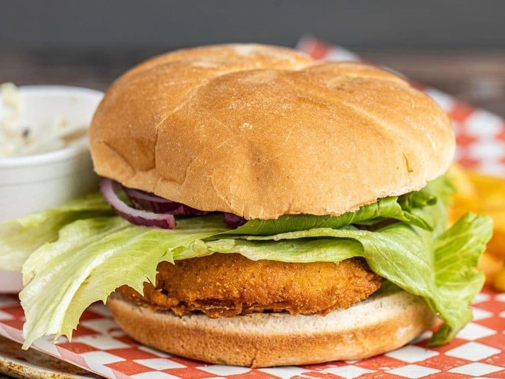 Crispy Chicken on a Bun