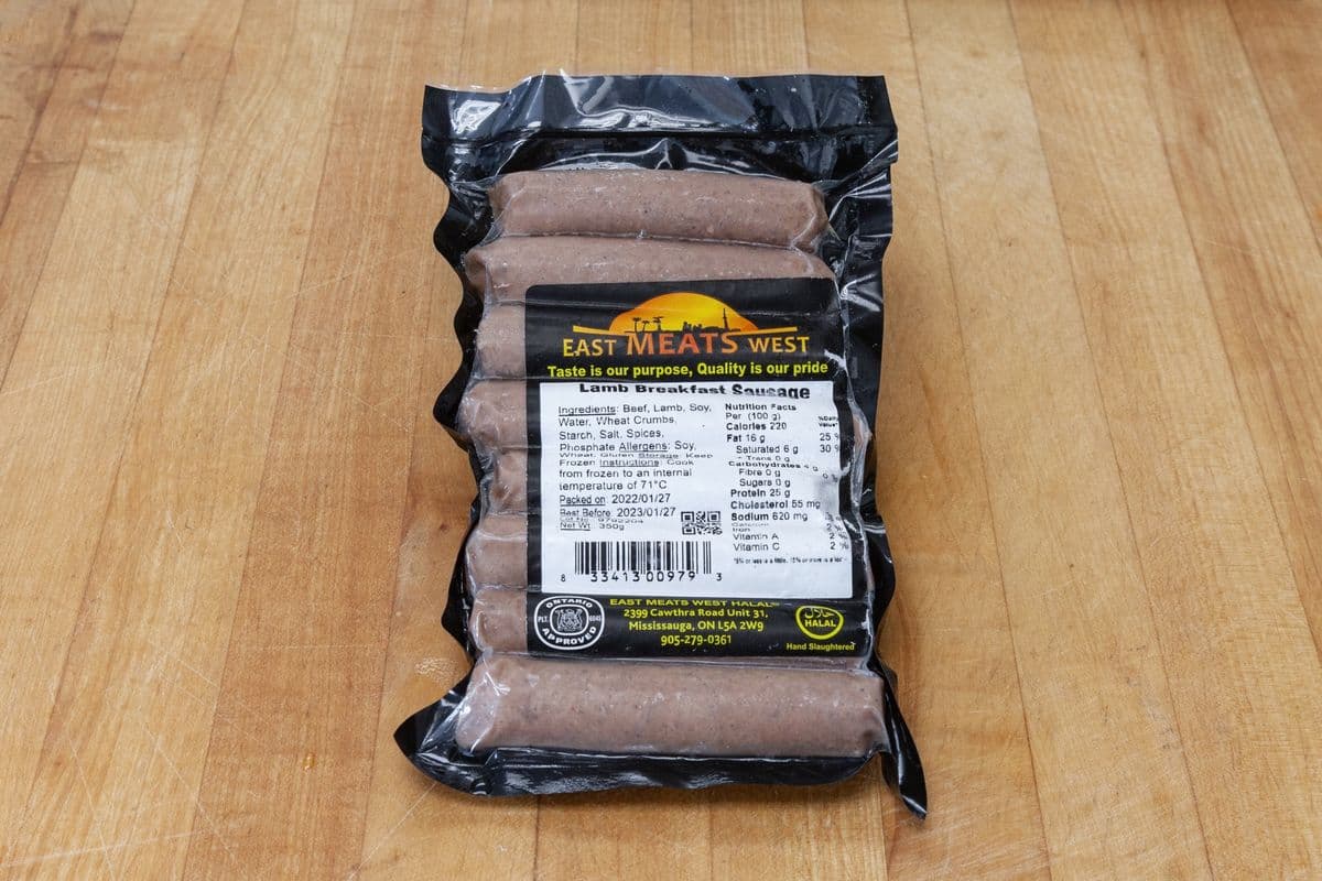 Lamb Breakfast Sausage (Pack of 8) (360 g)