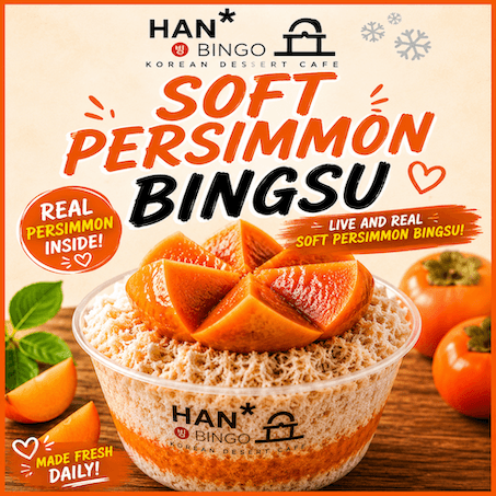 Soft Persimmon Bingsu