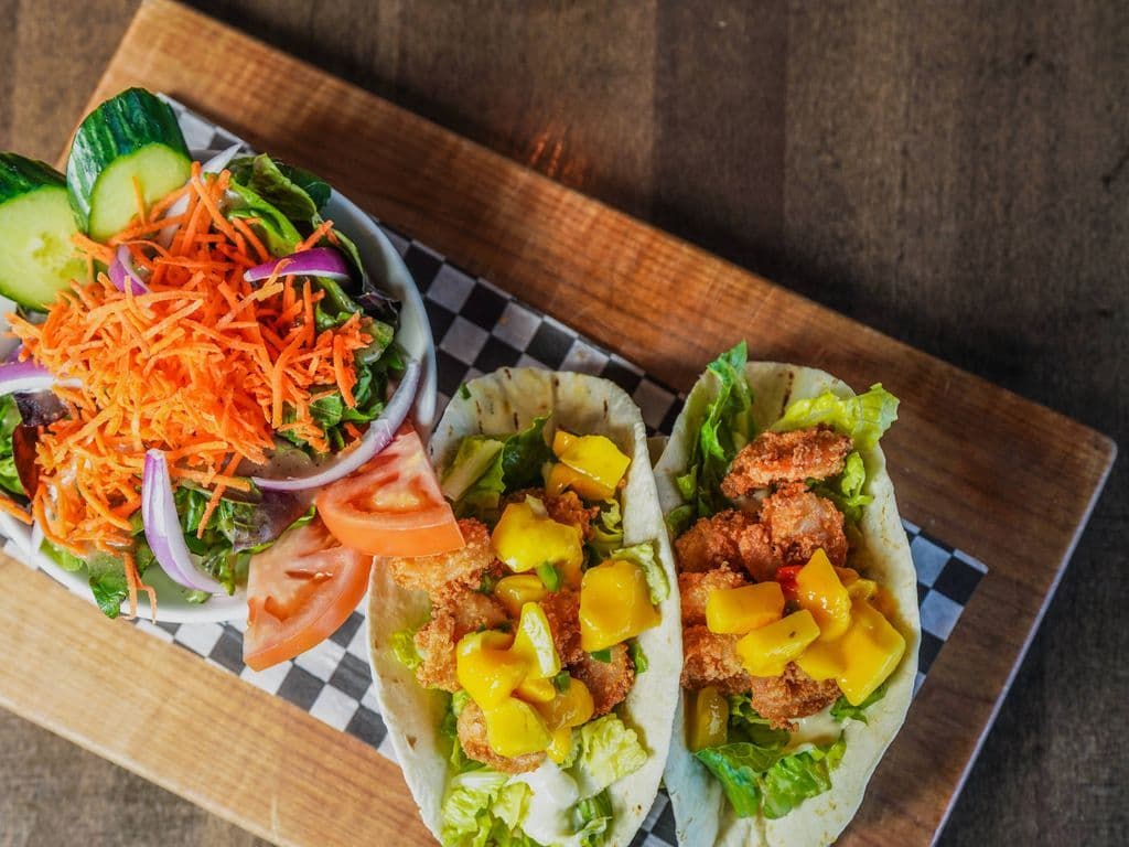 Maui Shrimp Tacos