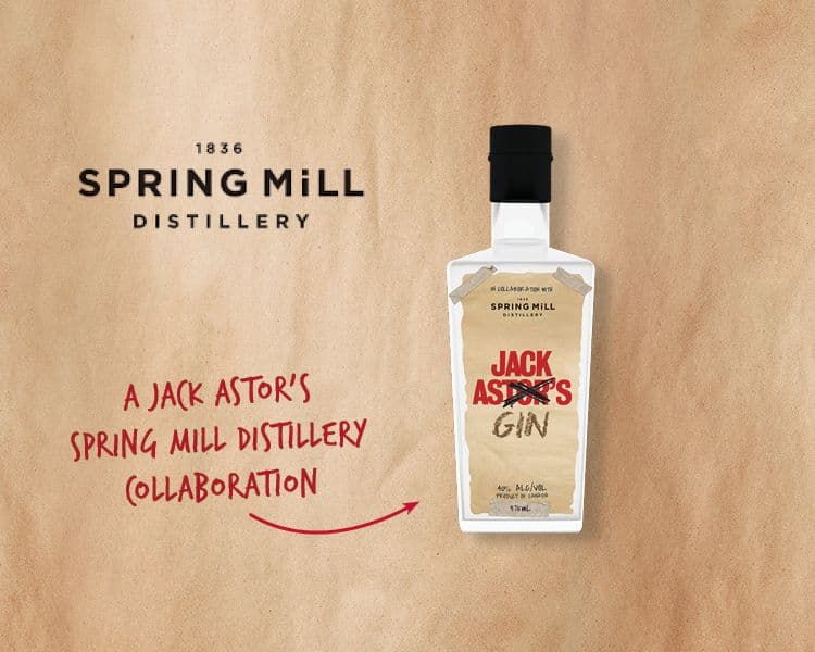 Jack Astor's & Spring Mill collaborative 375ml Gin