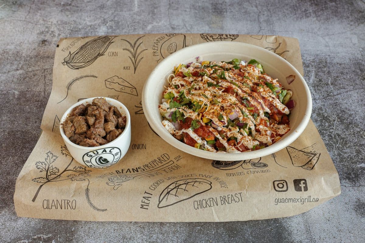 Steak Burrito Bowl Combo