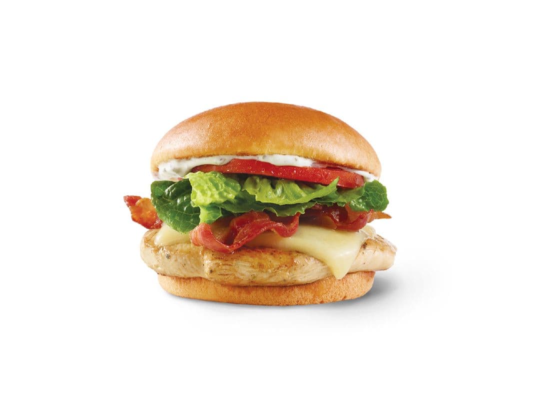 Grilled Asiago Ranch Chicken Club (Cals: 480)