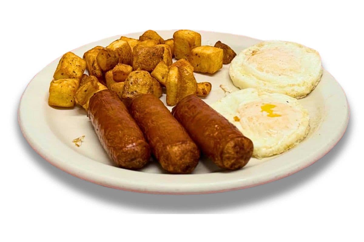 Hash Browns, Eggs, & Meat Combo