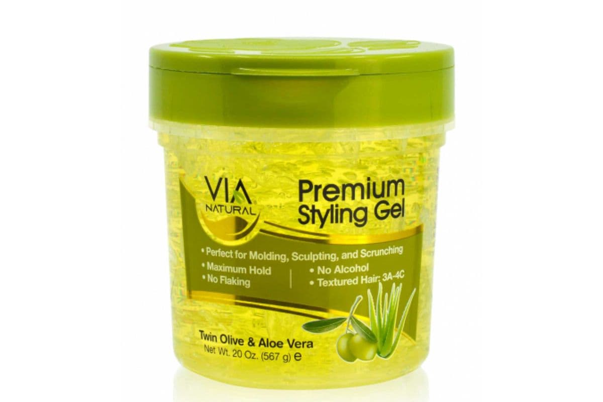 Via Premium Styling Gel Olive With Aloe Vera 20oz