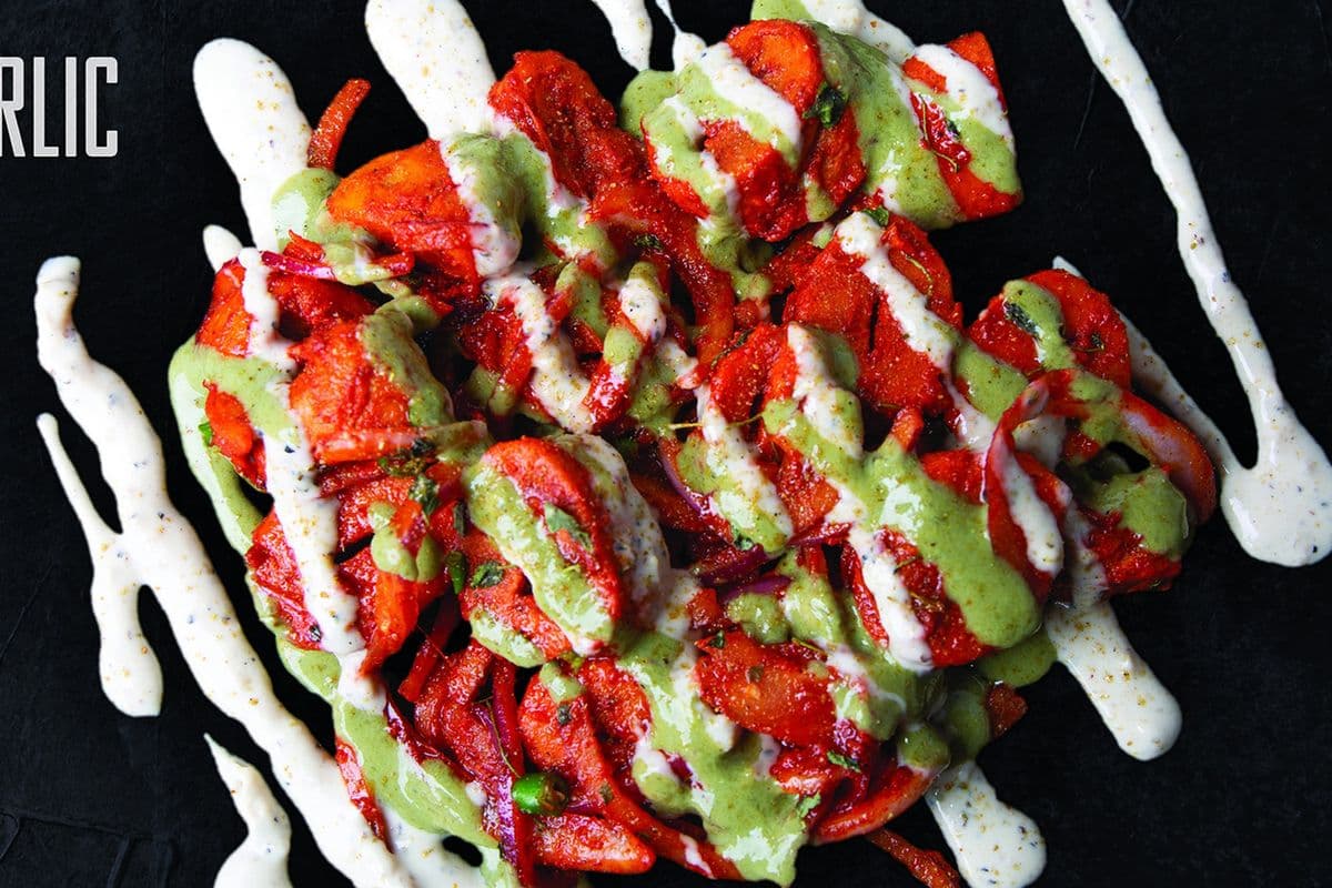 Tandoori and Creamy Garlic (Malai) - Tandoori Vegan Chop