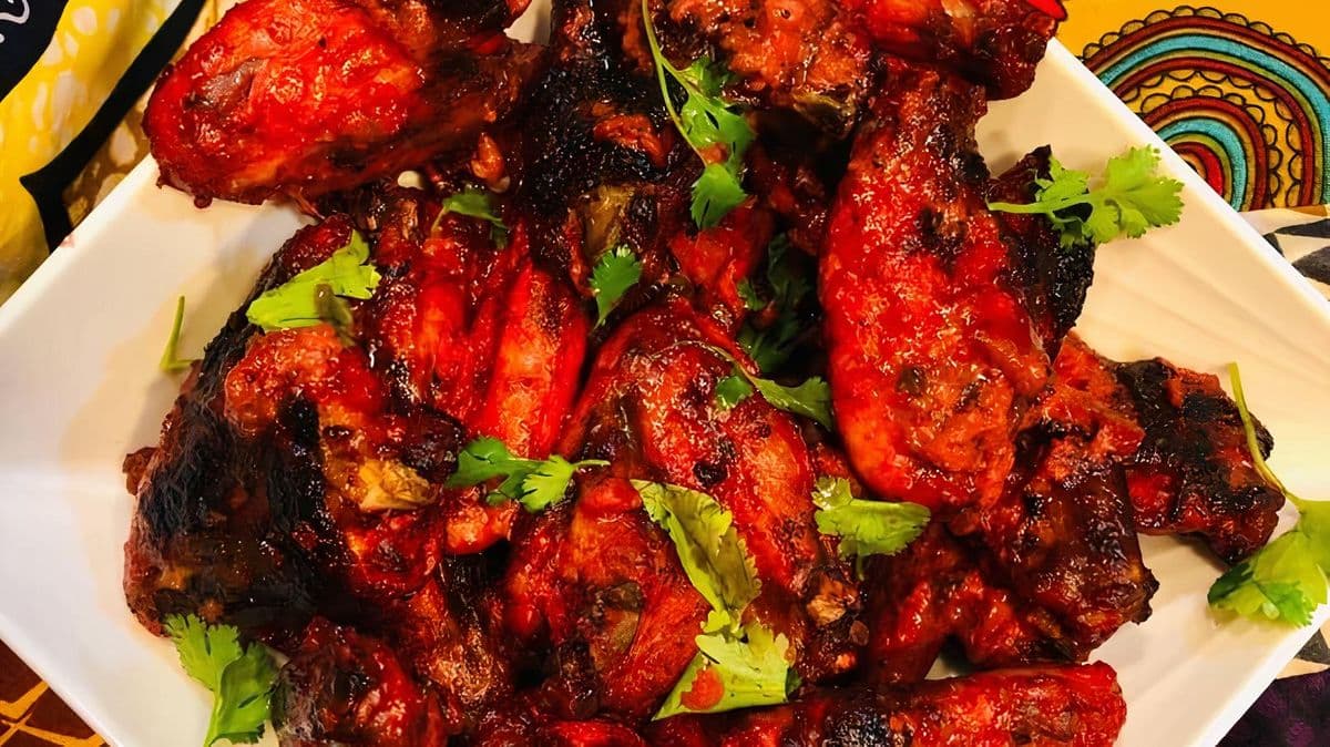 BEST Tandoori( Grilled ) Chicken Wings /Fries/Pop