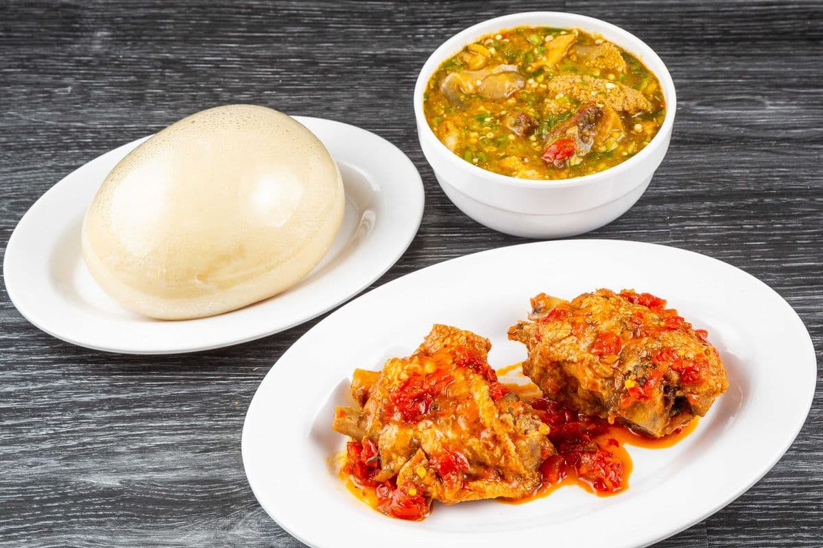 Okro Soup (Ila Alasepo) + Protein Combo