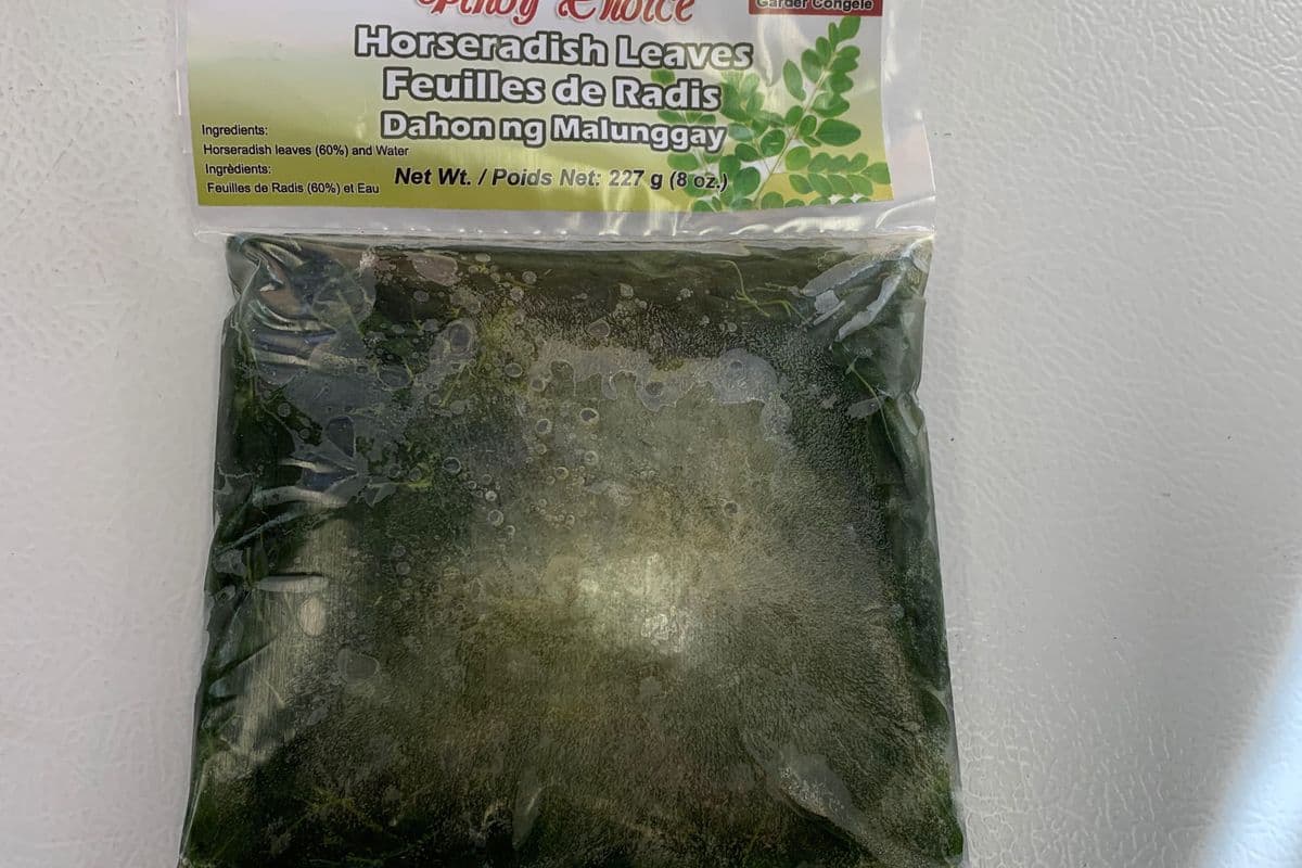 Frozen-Horseradish leaves ( malunggay, moringa)