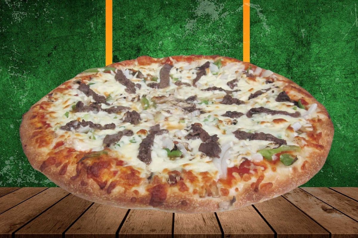 Small Philly Cheese Steak Pizza