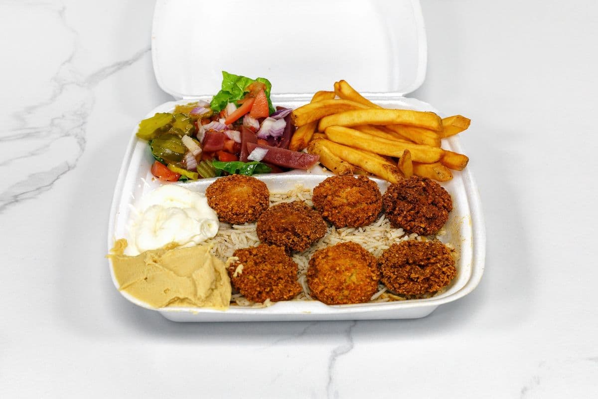 Falafel Rice Platter