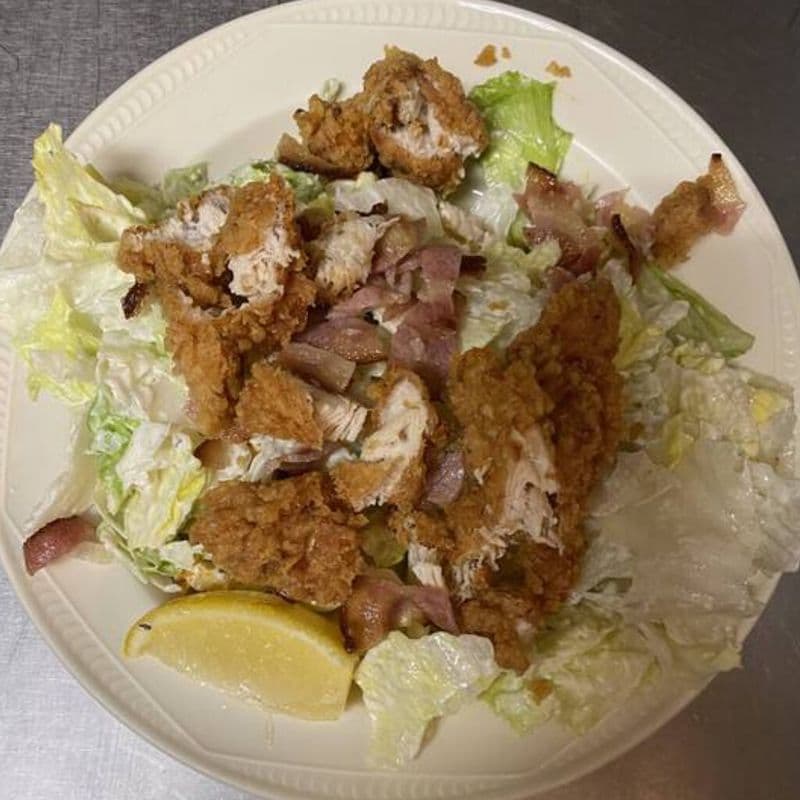 Crispy Chicken Caesar Salad