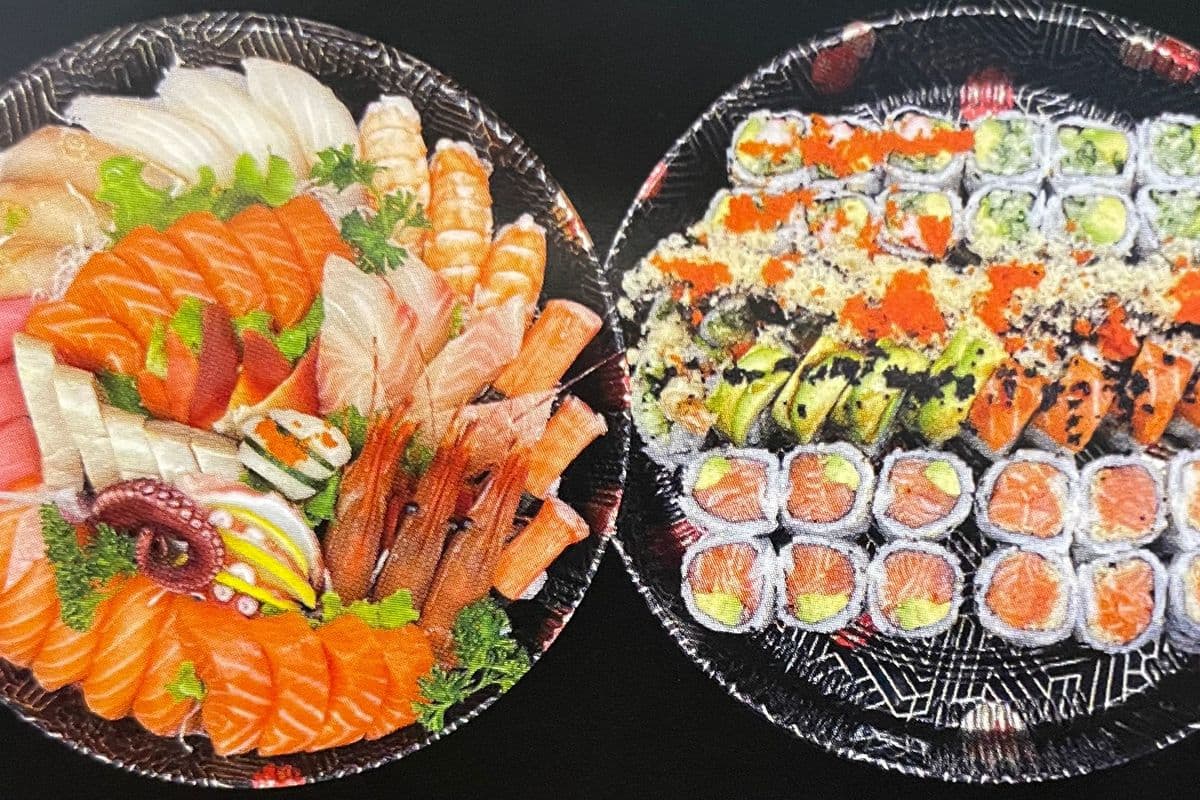 808 100 Pieces Assorted Sashimi-Sushi-Roll