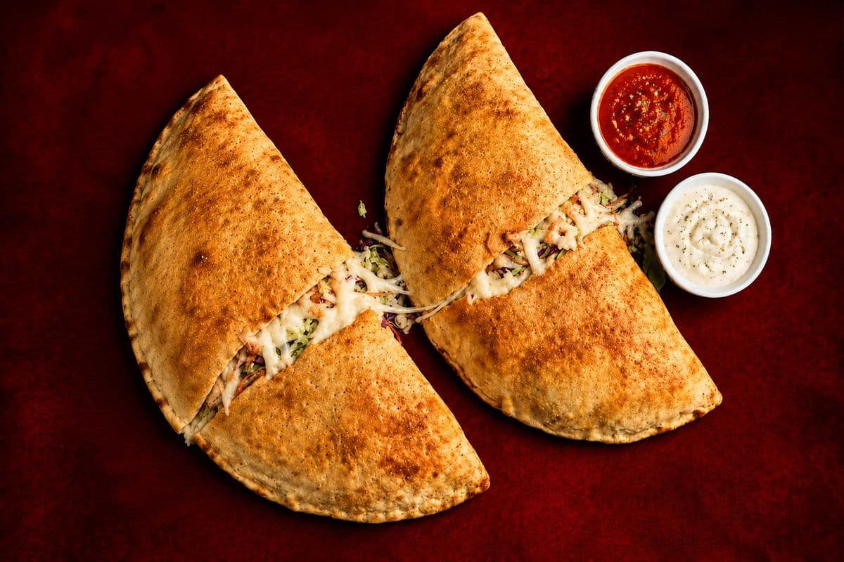 2 LARGE CALZONES