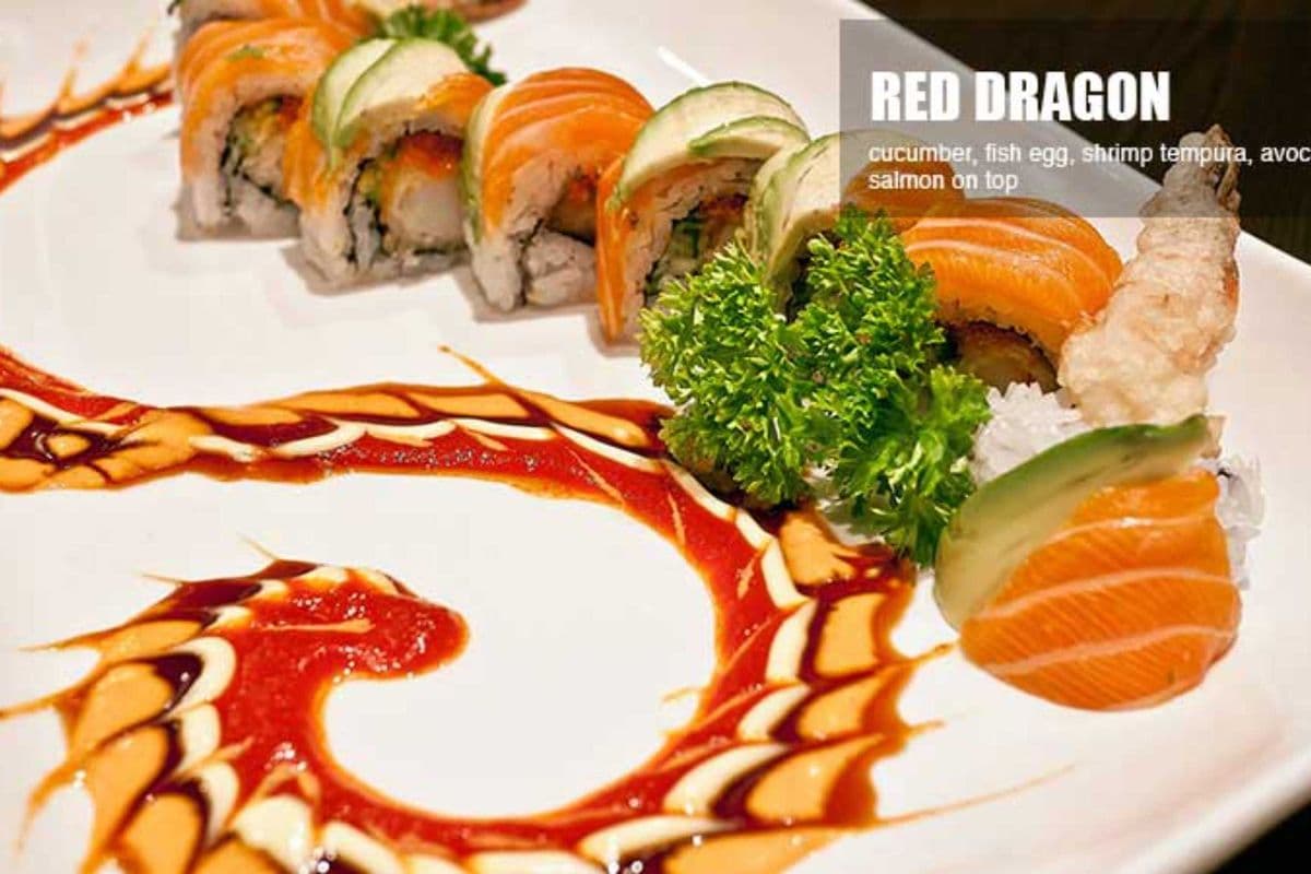 28. Red Dragon Roll (8 ps)