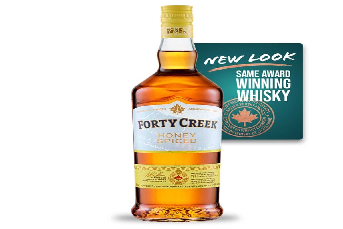 Forty Creek HONEY SPICED WHISKY 750 ML (1 x 750ML)
