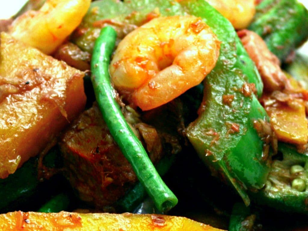 VG. Tropical Vegetables with Shrimp & Shrimp Paste | Pinakbet
