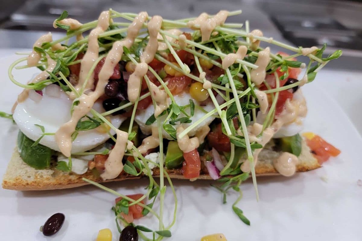 Avocado Toast With Egg