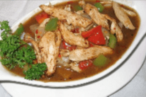 74. Stir-Fried Satay Chicken and Vegetables