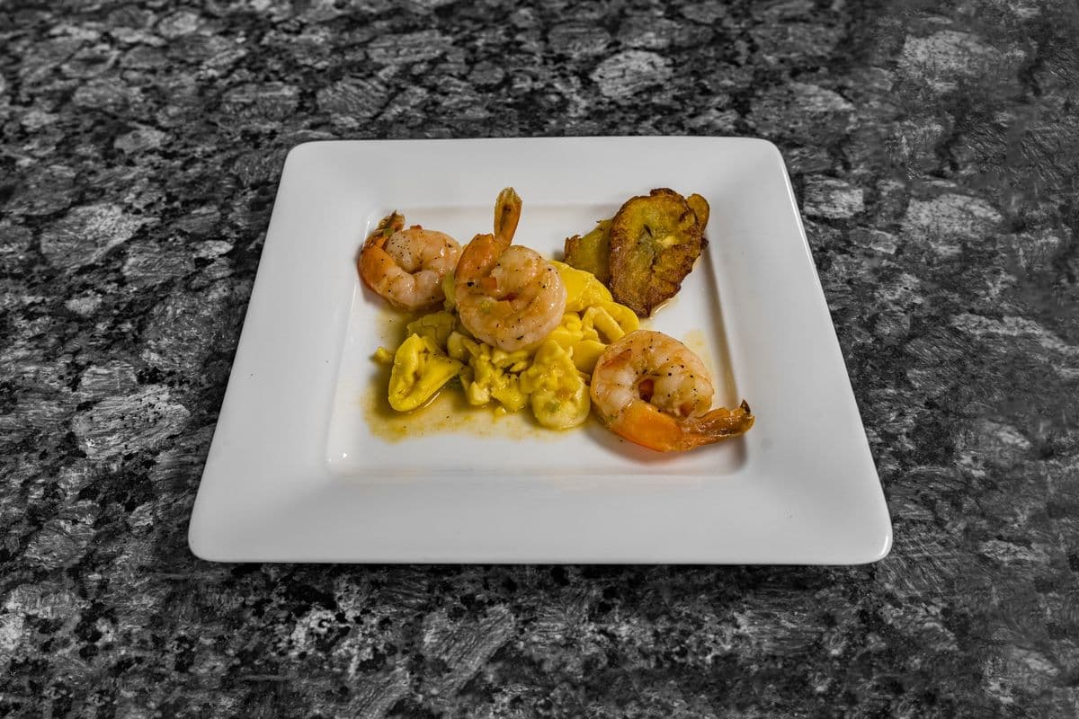 Ackee and Shrimp