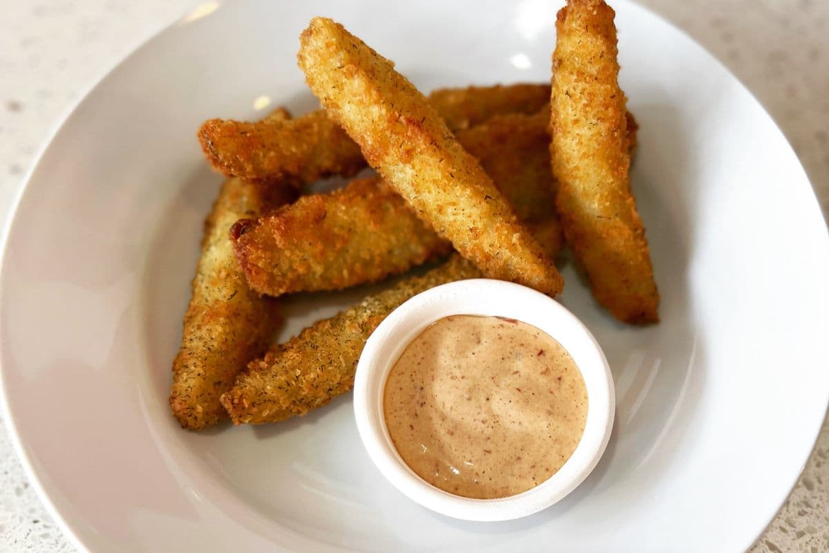 Deep-Fried Pickles and Dip