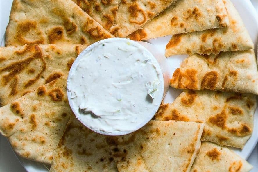 Pita and Tzatziki