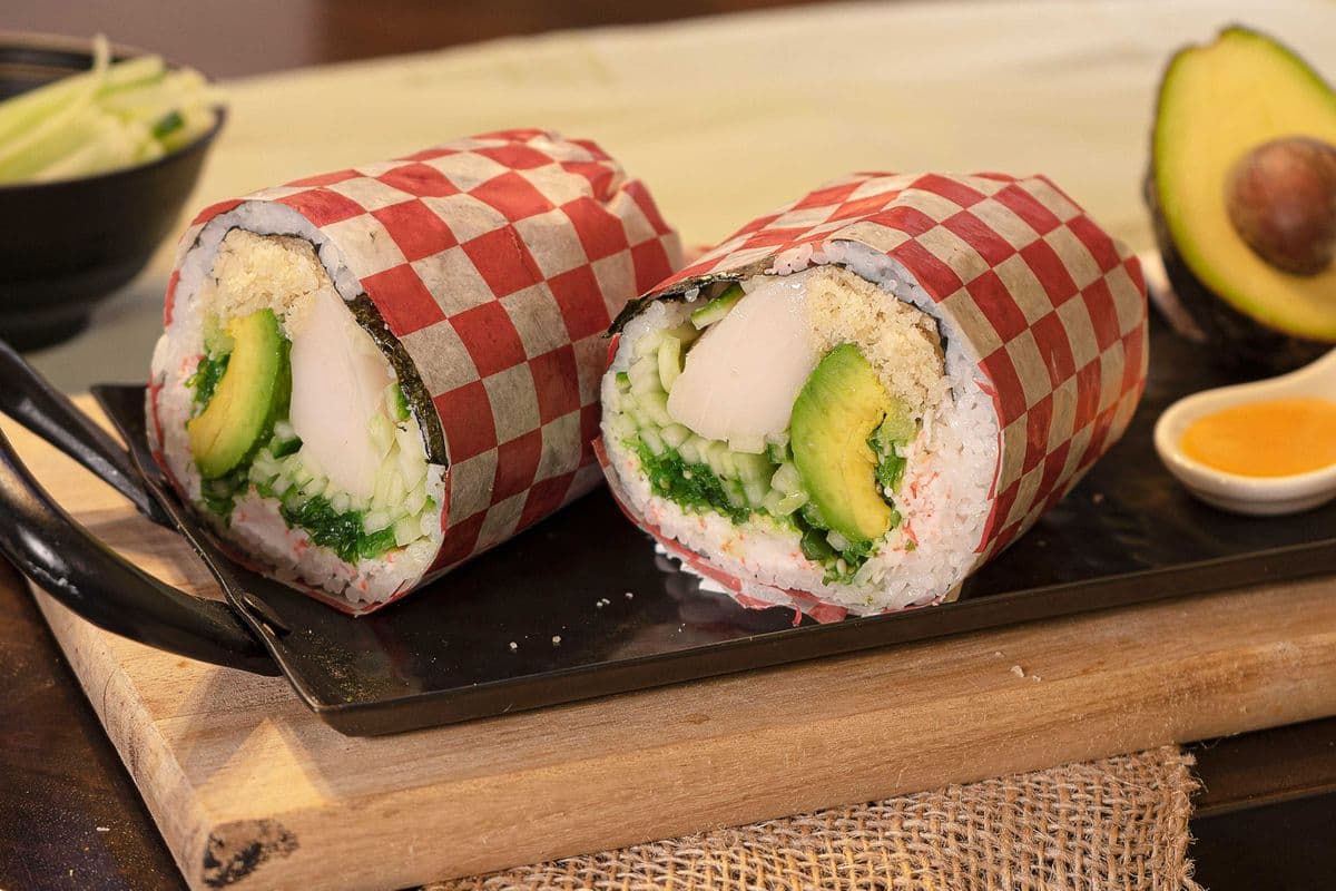 White Tuna Sushi Burrito