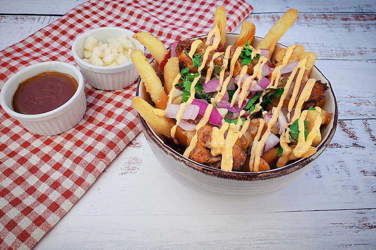Chicken 65 Poutine