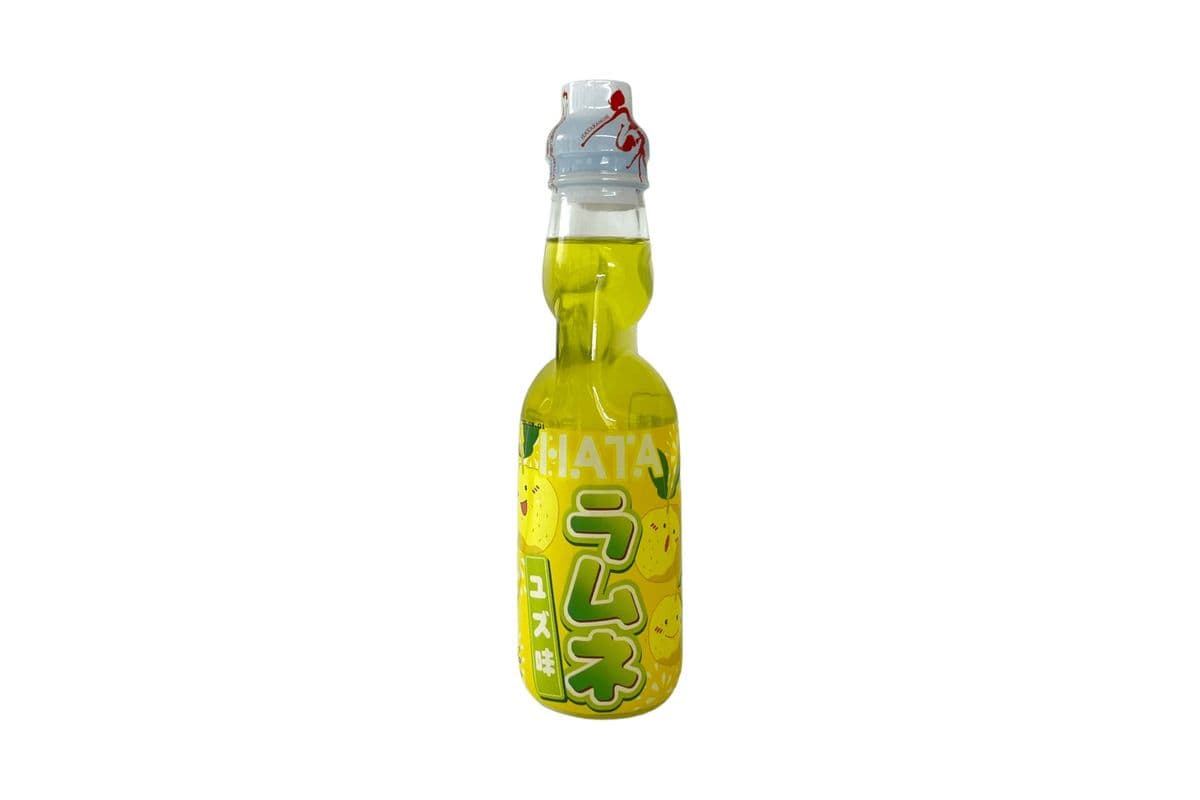 Hata Kosen Ramune Yuzu 200ml Bottle (200ml) (70 Cal)