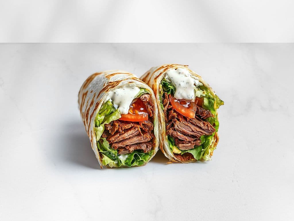 Beef Shawarma (Doner) Wrap