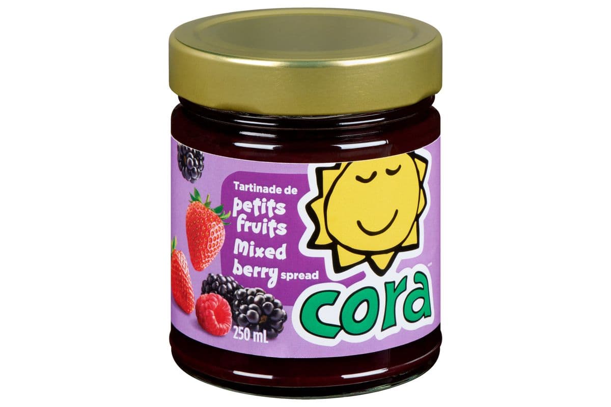 Tartinade aux petits fruits Cora (250 ml)