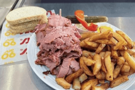 Assiette viande fumee